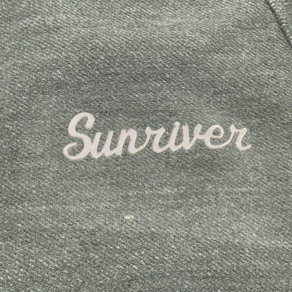 VTG Golf Sweater Womens Large Green 1/4 Zip Fleece Monterey Club Oregon Sunriver - Picture 4 of 11